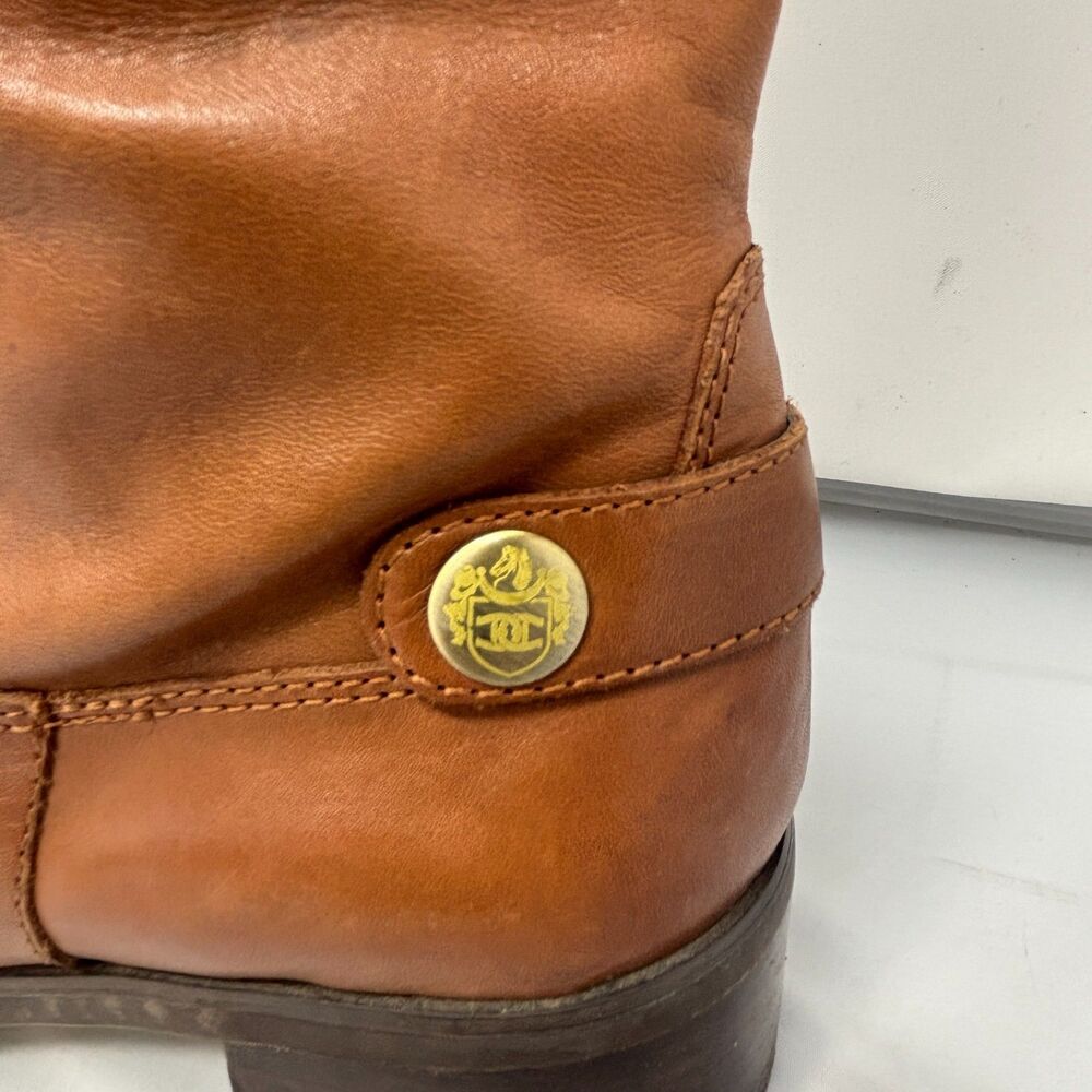 Vintage Etienne Aigner Women's Riding Boots E-Chip Brown Size 9M - Picture 14 of 16